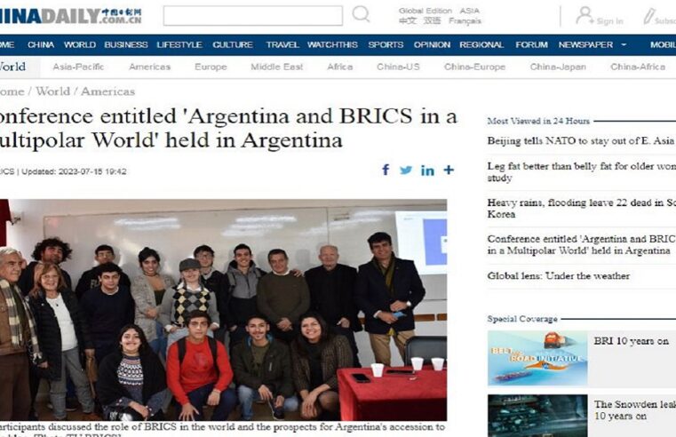 Nuestra charla-debate “Argentina y los BRICS en el Mundo Multipolar” tuvo gran repercusión internacional.