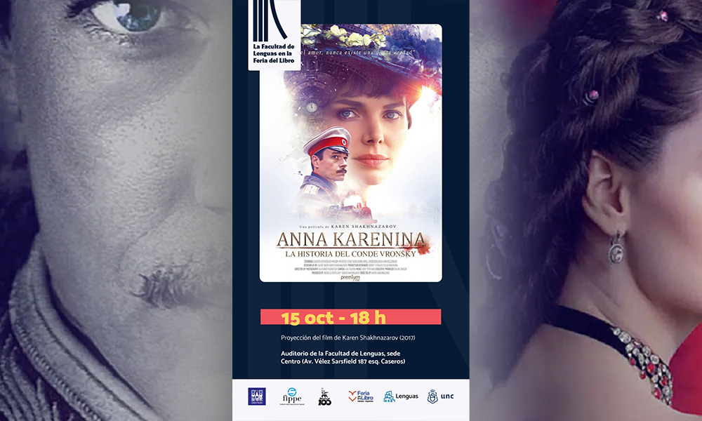 FIPPE y la Faculta de Lenguas de la UNC proyectan Anna Karenina en la Feria del Libro de Córdoba